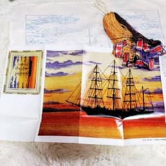 文化刺繍のキット(夕焼けの帆船)のサムネイル
