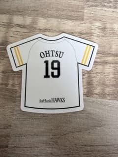 福岡ソフトバンクホークス 大津亮介 ユニフォーム型ステッカー - メルカリ
