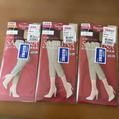 GUNZE SABRINA ひざ下丈、ソックス丈ストッキング 3足セットのサムネイル