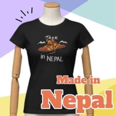 レディース 刺繍Tシャツ ネパール製のサムネイル