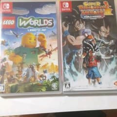 ドラゴンボールヒーローズワールドミッションとLEGOワールドのセットのサムネイル
