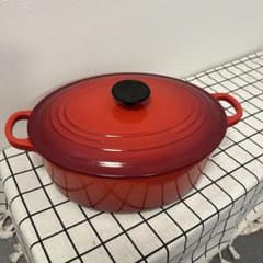 未使用 ルクルーゼ ココット オーバル 27cm - メルカリ
