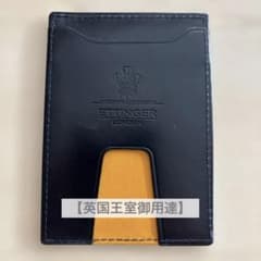 【新品】英国王室御用達 ETTINGER エッティンガー ケース 小銭入れ ETTINGER】UK発 王室御用達 CAPRA ロゴ レザー カード ケース