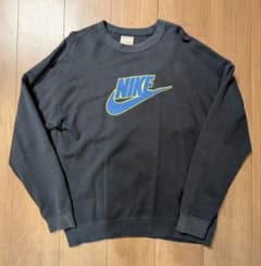 NIKE メンズ クルーネック スウェット ブラックのサムネイル