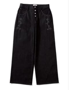 badway classic studs denim pants black M - メルカリ