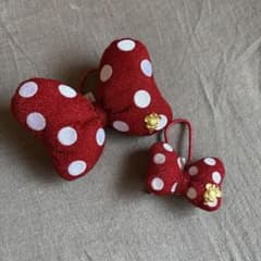 ディズニー ミニー ヘアゴム セット(大小)のサムネイル