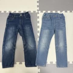 branshes デニムパンツ 2本セット 100cm - 5