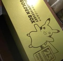 ポケモンカード 25周年ゴールデンボックス 開封済み ピカチュウ未開封