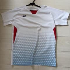 YONEX バドミントン　ユニフォーム　シャツ　青森 Mサイズのサムネイル
