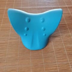 ネックピロー 首枕 ストレッチ 指圧代用器 ブルーのサムネイル