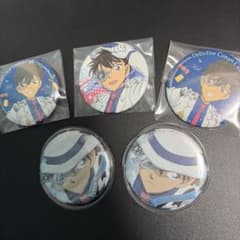 名探偵コナン 怪盗キッド 缶バッジ 5種セットのサムネイル
