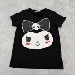 KUROMI クロミ 半袖Tシャツ ブラック 100cmのサムネイル