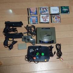セガサターン 本体  バーチャガン  アーケードコントローラー ソフト6本のサムネイル