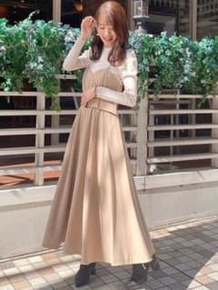 ボリュームフレアキャミワンピ　Noela  ジャンスカのサムネイル