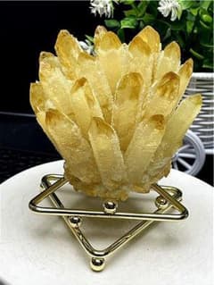 超綺麗☆パイナップル水晶クラスターB89D6/86D01B - メルカリ