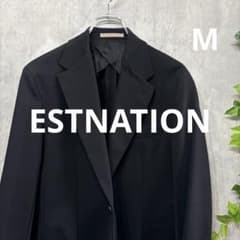 【新品定価6万】ESTNATION　テーラードジャケット C/N PONCHI 新品定価6万】ESTNATION テーラードジャケット C/N PONCHI - メルカリ