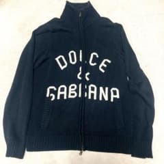 ドルチェ&ガッバーナ　黒　ドライバーズニット　ダブルジップ　y2k GUCCI