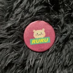 RURU ピンクグリッターピンバッジのサムネイル