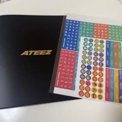 ATEEZ トレカファイル バインダー FC特典 ステッカーセット - メルカリ