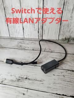 有線LANアダプター　Nintendo Switchで使えるのサムネイル