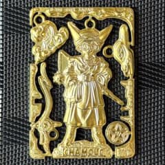 超美品　希少　当時物　ドラゴンクエスト　チャモロ　ゴールド　プラスチック　カード 超美品 希少 当時物 ドラゴンクエスト チャモロ ゴールド プラスチック