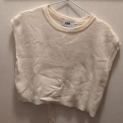 AZUL BY MOUSSY ニットベスト ホワイト Sのサムネイル
