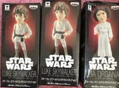 スターウォーズ ワーコレ ルーク、レイア 3点セット