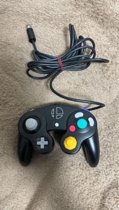 ニンテンドー ゲームキューブ コントローラー スマブラブラック 純正のサムネイル