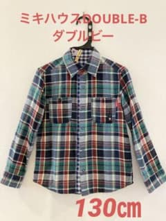 【リバーシブル】130㎝ミキハウスDOUBLE-Bシャツのサムネイル