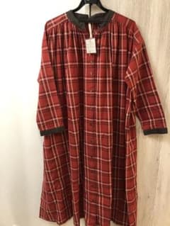 tutie. チェックロングワンピースのサムネイル