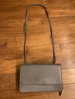 くー様専用。FURLA 2way ショルダーバッグ　グレーのサムネイル