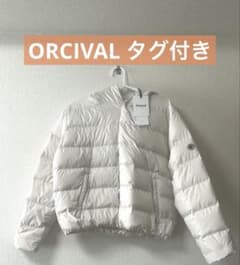 ORCIVAL フード付き ショートダウンジャケット ホワイト 新品❣️タグ 