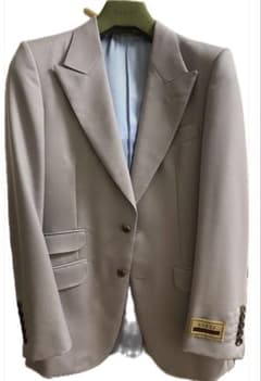 GUCCI テーラードジャケット ライトグレー　21ss GUCCI テーラードジャケット ライトグレー 21ss - メルカリ