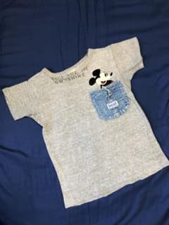 デニムアンドダンガリー    ミッキーコラボTシャツ　キッズ　120㎝のサムネイル