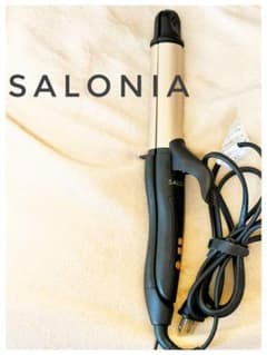 【美品】SALONIA カールアイロン ゴールド/ブラックのサムネイル