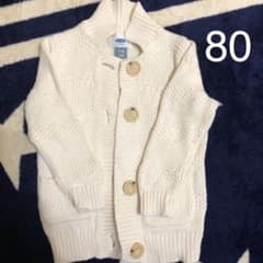 ニットカーディガン　80サイズのサムネイル
