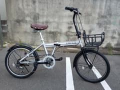 No a0421-1) AMOUR 折りたたみ自転車 20インチ シルバー - メルカリ