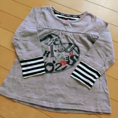 MPS　女の子　カットソー　ロンT  長袖Tシャツ　チュニック　110のサムネイル