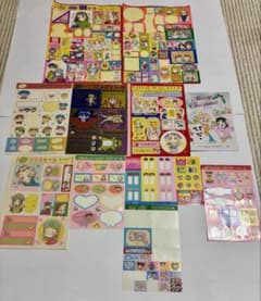 ちゃお、なかよし、りぼん 付録（シール、ポストカード）90年代 レトロ