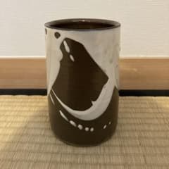 小鹿田焼　坂本浩二窯　花瓶　民藝　手仕事のサムネイル