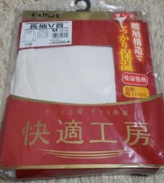 GUNZE　長袖V首のサムネイル
