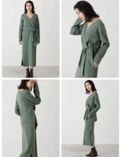 AZUL BY MOUSSY VNECK KNIT ONEPIECEのサムネイル