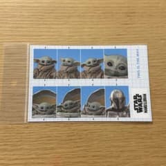 STAR WARS マンダロリアン グローグー 証明写真風ステッカーのサムネイル