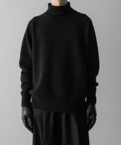 stein(シュタイン)ブラック ニットセーター Sサイズのサムネイル