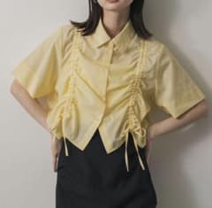 クロップドシャーリングシャツ SENSE OF PLACEのサムネイル