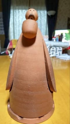 陶器製 人型デザイン 香炉 芳香器のサムネイル