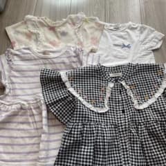 100cm ペプラムトップス　４枚セットのサムネイル