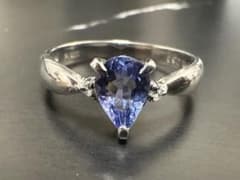 Pt900 タンザナイト0.66ct ダイヤモンド リング 12.5号 3.1g - メルカリ