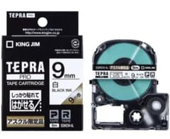 TEPRA PRO テープカートリッジ しっかりはらてはがせる9mm　4つ目のサムネイル