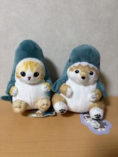 サメにゃん　サメわん(？) ぬいぐるみ2点セットのサムネイル